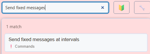 Open Send fixed messages at intervals.