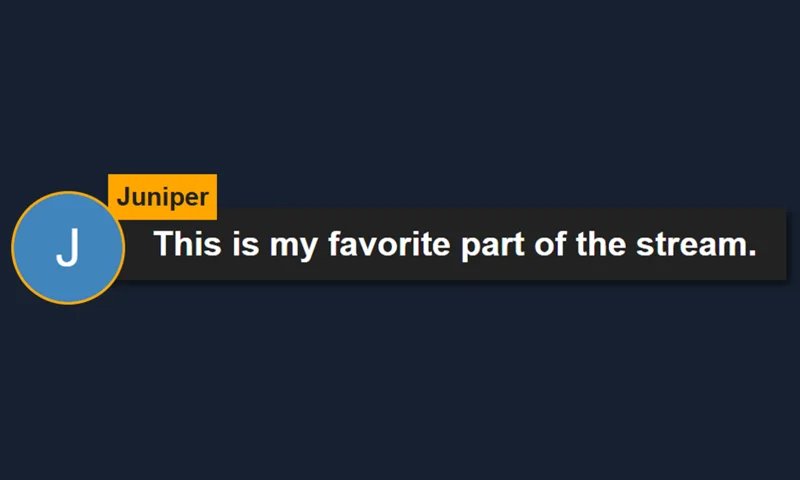 Classic (Full Customization) overlay with sample messages