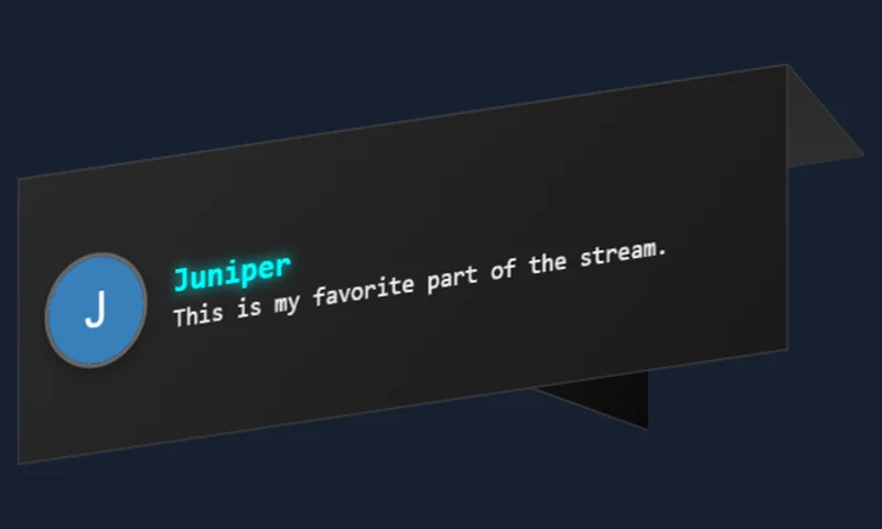 Isometric overlay with sample messages