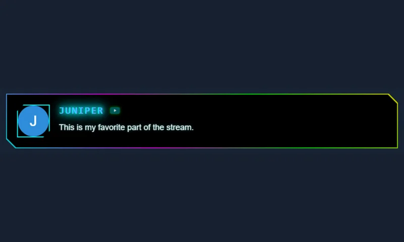 Cyberpunk ? Neural overlay with sample messages