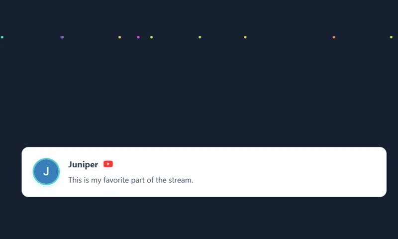 Dynamic ? Gravity overlay with sample messages