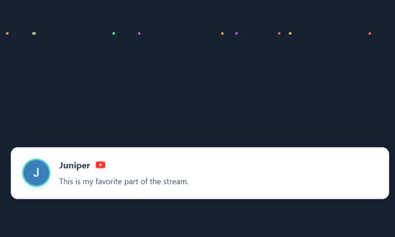 Dynamic ? Magnetic overlay with sample messages