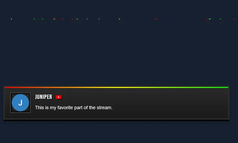 Gaming ? Arcade overlay with sample messages