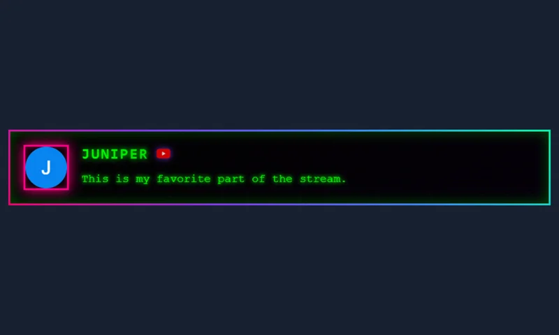 Retro ? Matrix overlay with sample messages